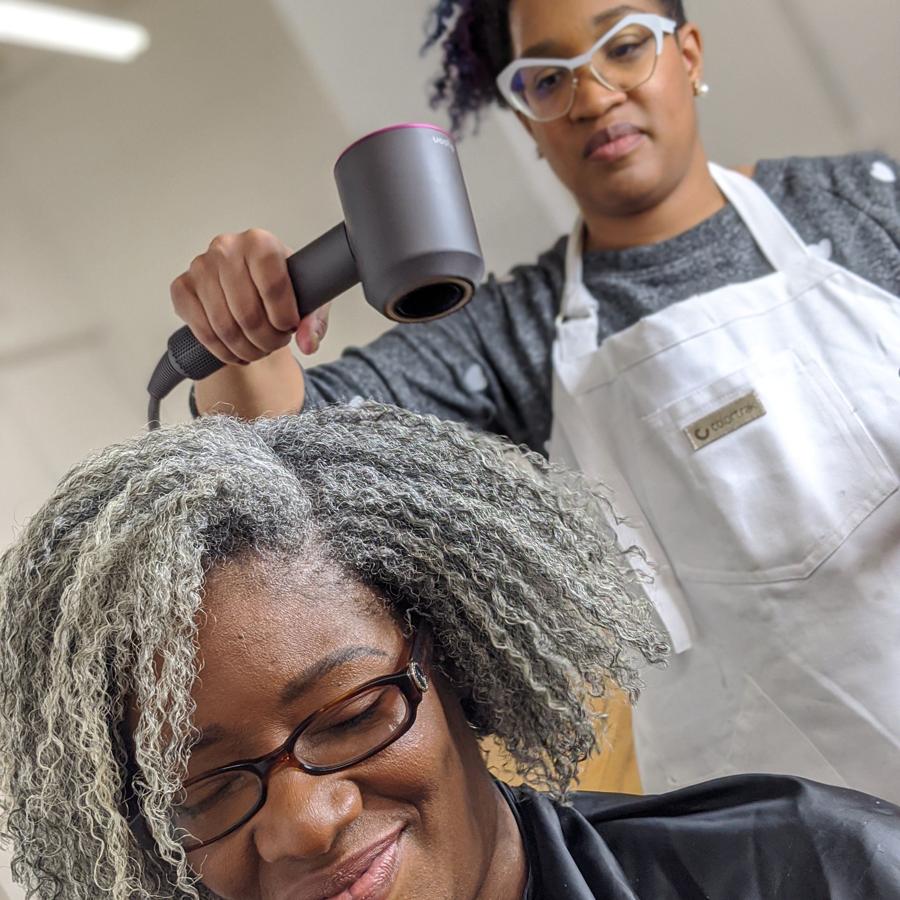 CurlMix Drying Natural Curly Hair with Dyson Hair Dryer