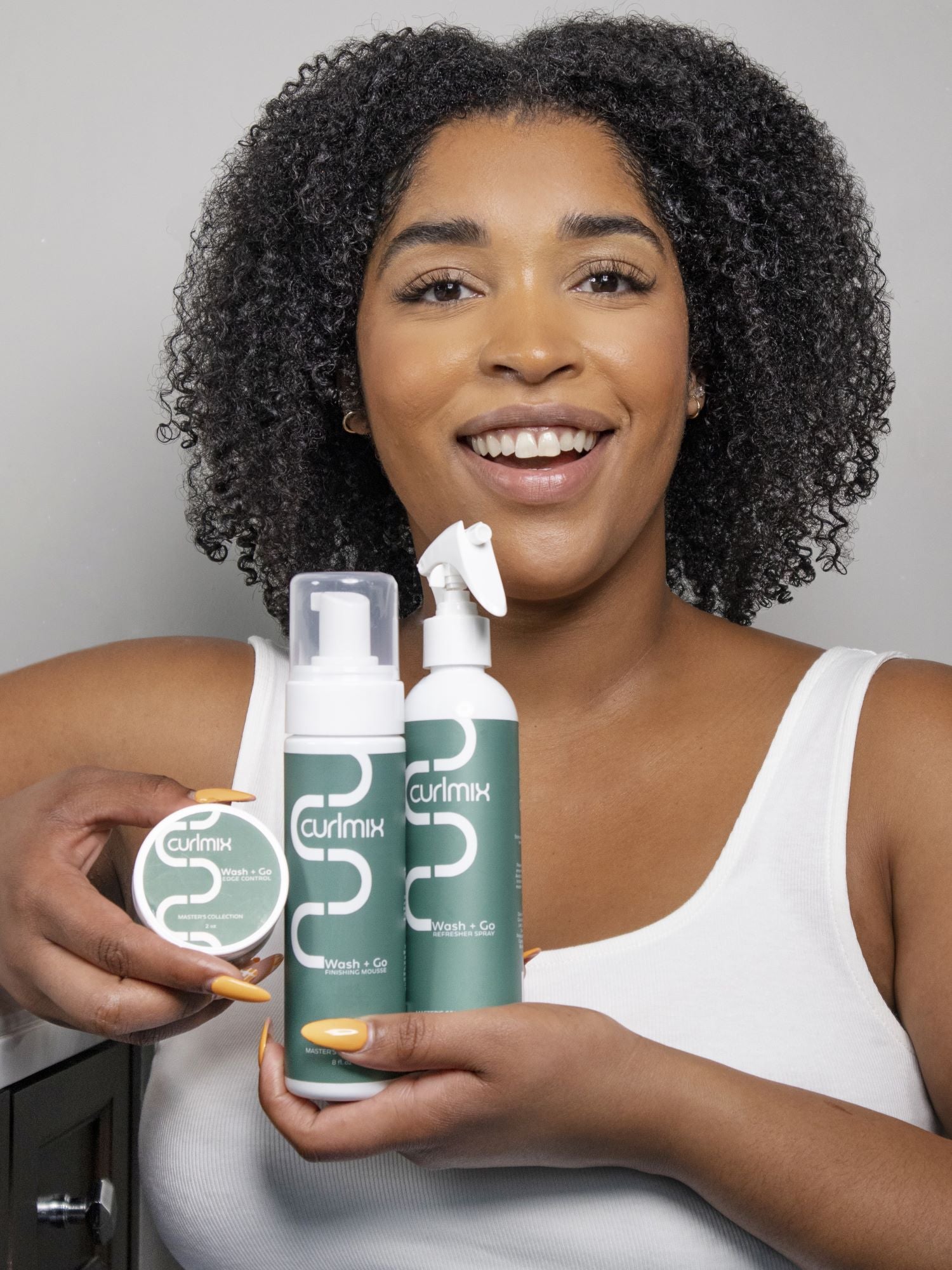 Anytime Bundle for Curly Hair CurlMix Masters Collection Model