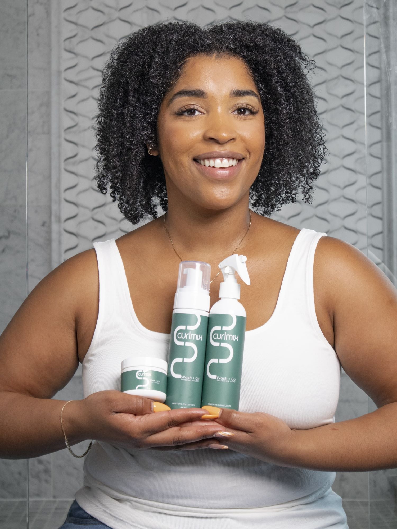 Anytime Bundle for Curly Hair CurlMix Masters Collection Model Final