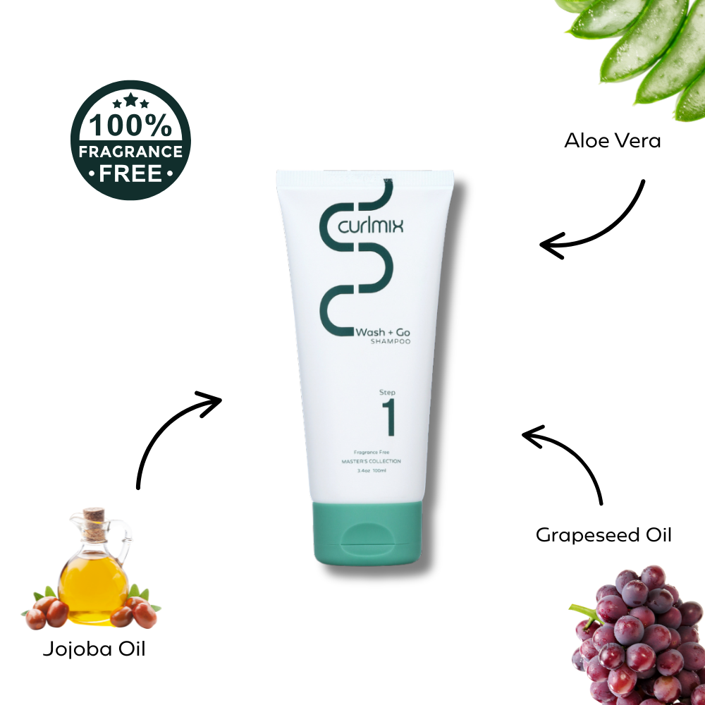 Sample Wash and Go Shampoo - Aloe Vera + Jojoba Oil + Grapeseed Sample Wash and Go Shampoo - Aloe Vera + Jojoba Oil + Grapeseed