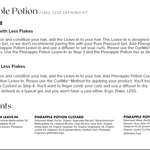 Pineapple Potion Directions - CurlMix Fresh