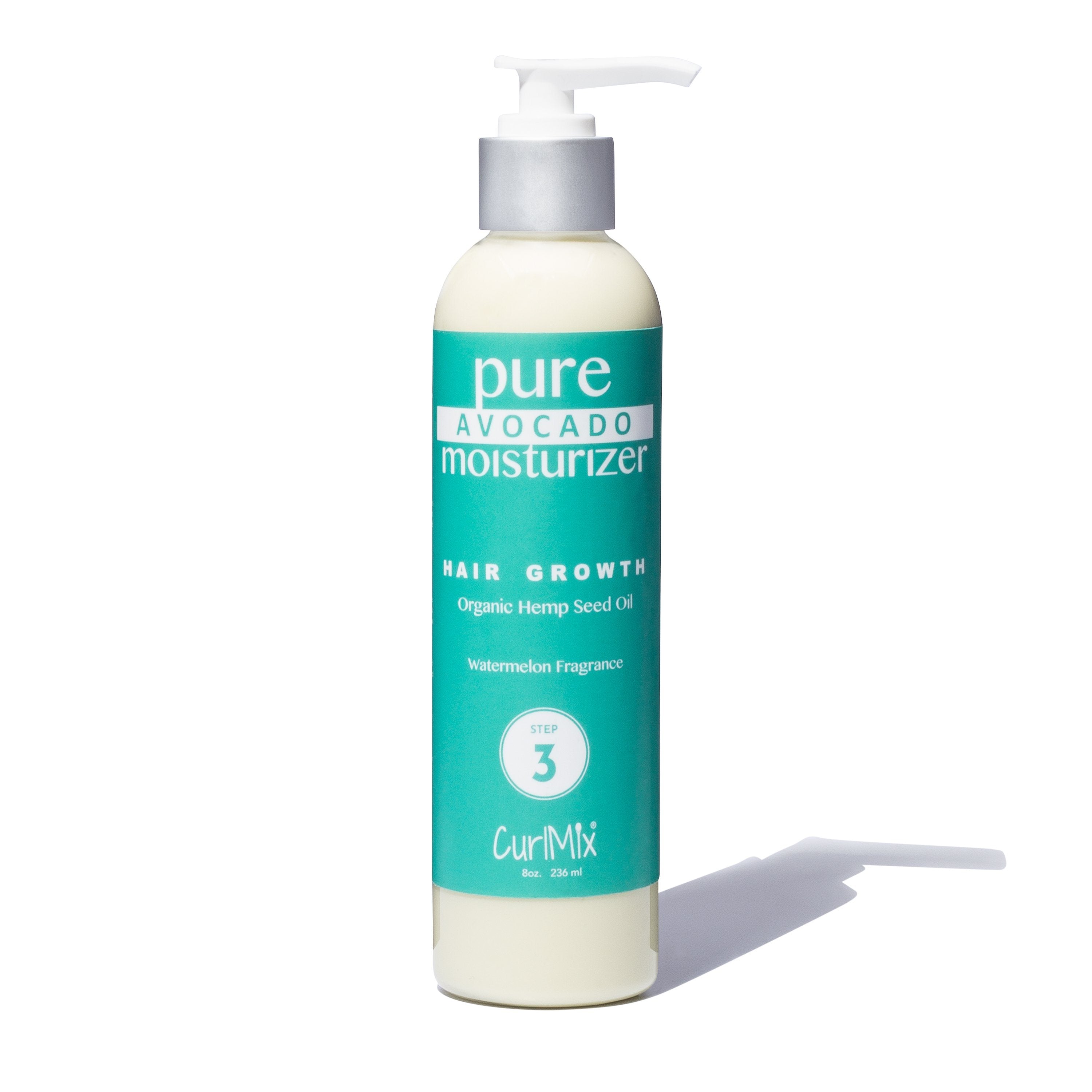 Pure Avocado Moisturizer with Organic Hemp Seed Oil for Hair Growth & Watermelon Fragrance - CurlMix