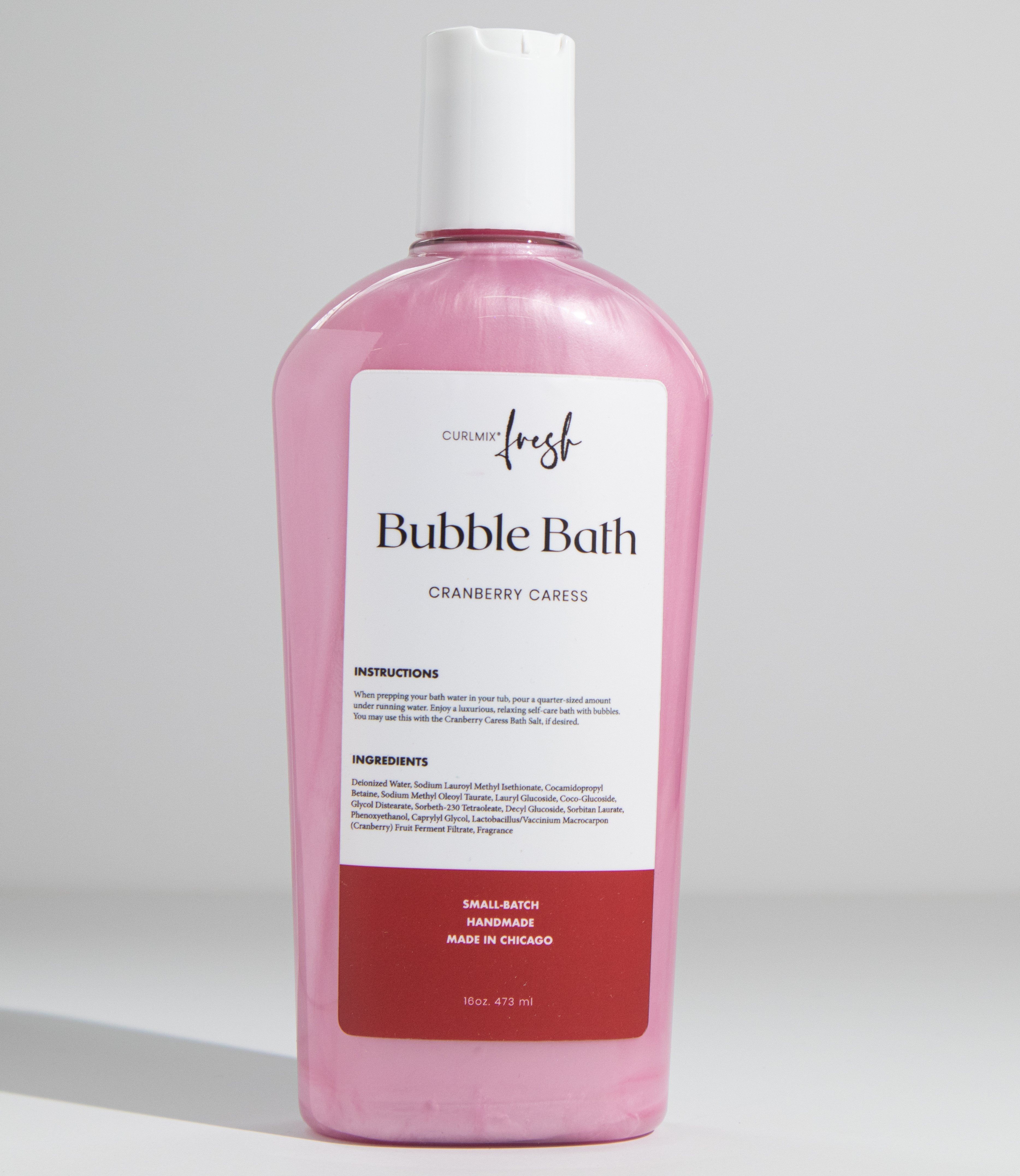 Cranberry Caress Bubble Bath CurlMix Fresh