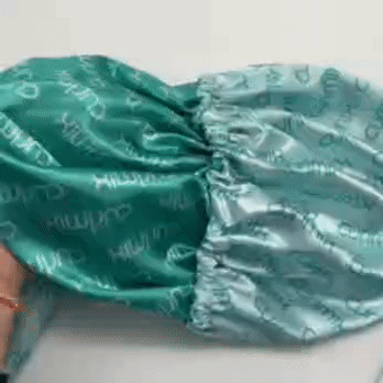 CurlMix Satin Bonnet 2-in-1 Reversible with Adjustable Drawstring - CurlMix