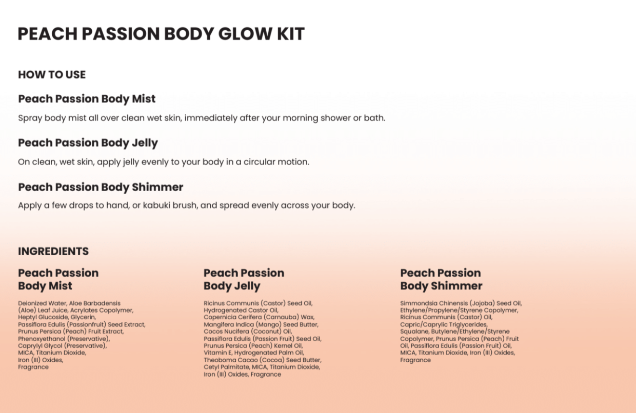 Peach Passion Directions - CurlMix Fresh