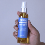 Pure Regrowth Serum with Organic Castor Oil for Strengthening & Vanilla Berry Fragrance - CurlMix
