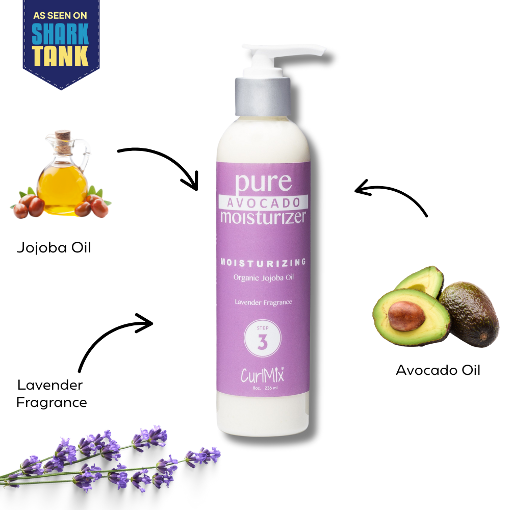 CurlMix Moisturizer-Curly Hair-Moisturizing-Jojoba Oil-Lavender