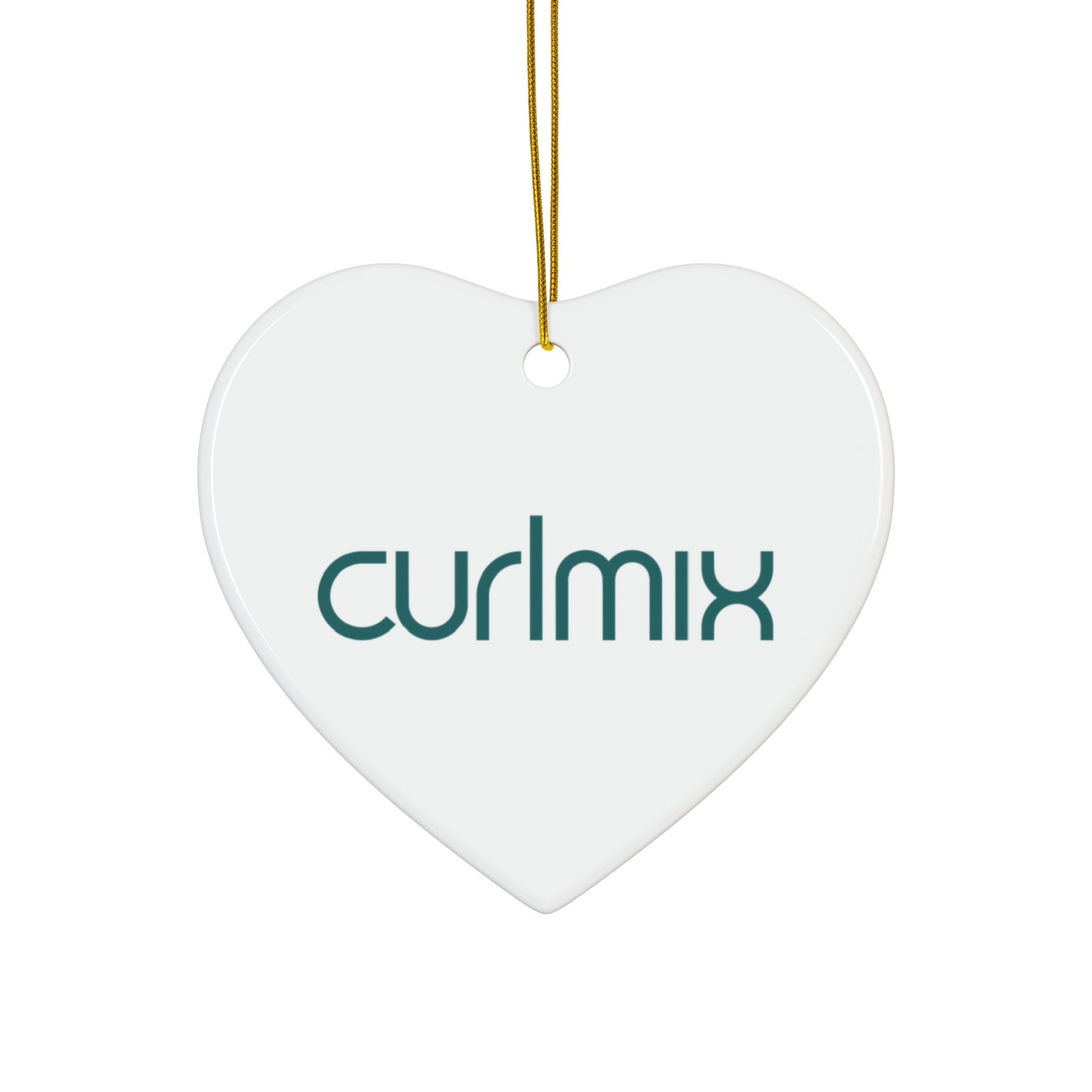 CurlMix Ceramic Ornament, 4 Shapes