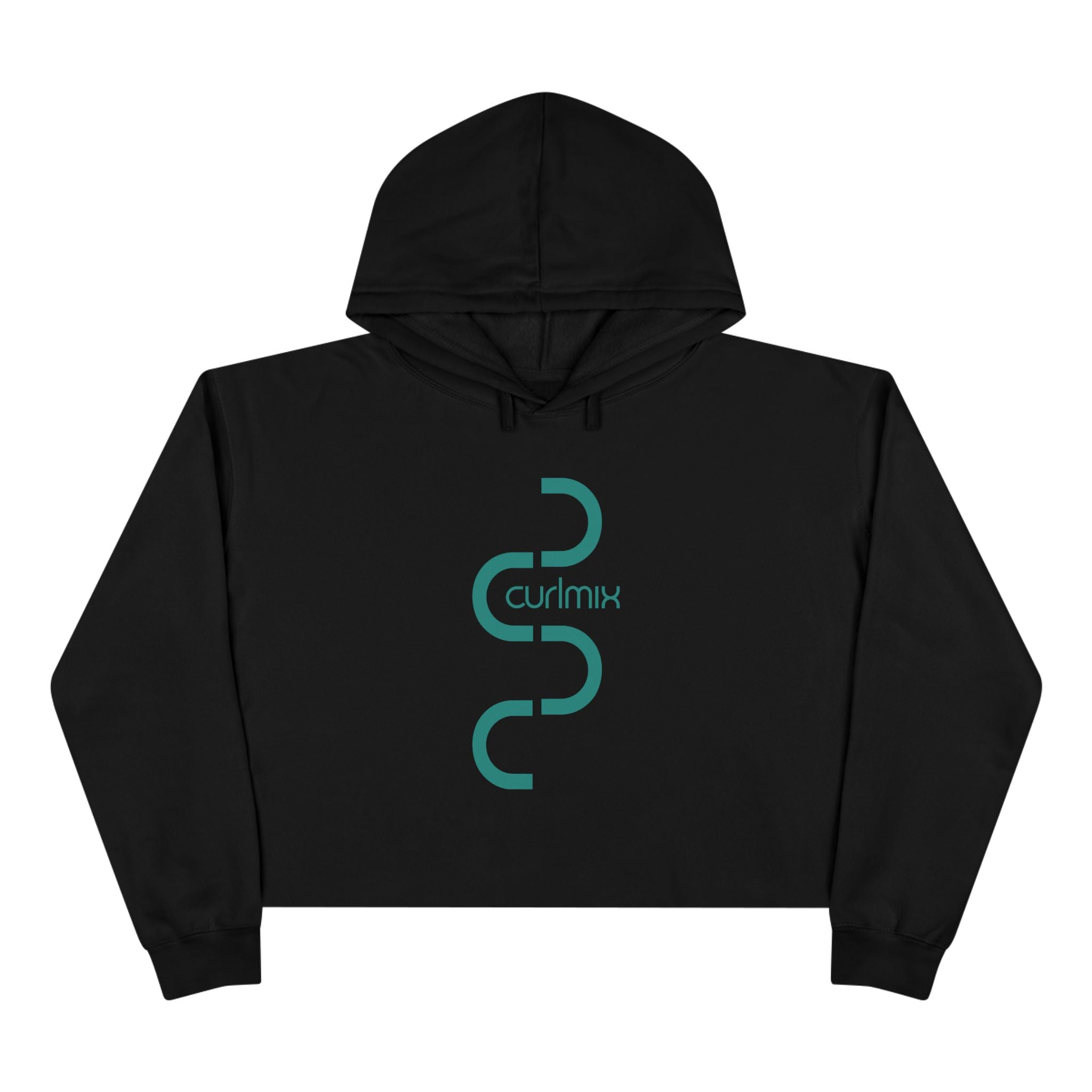 CurlMix Logo Crop Hoodie