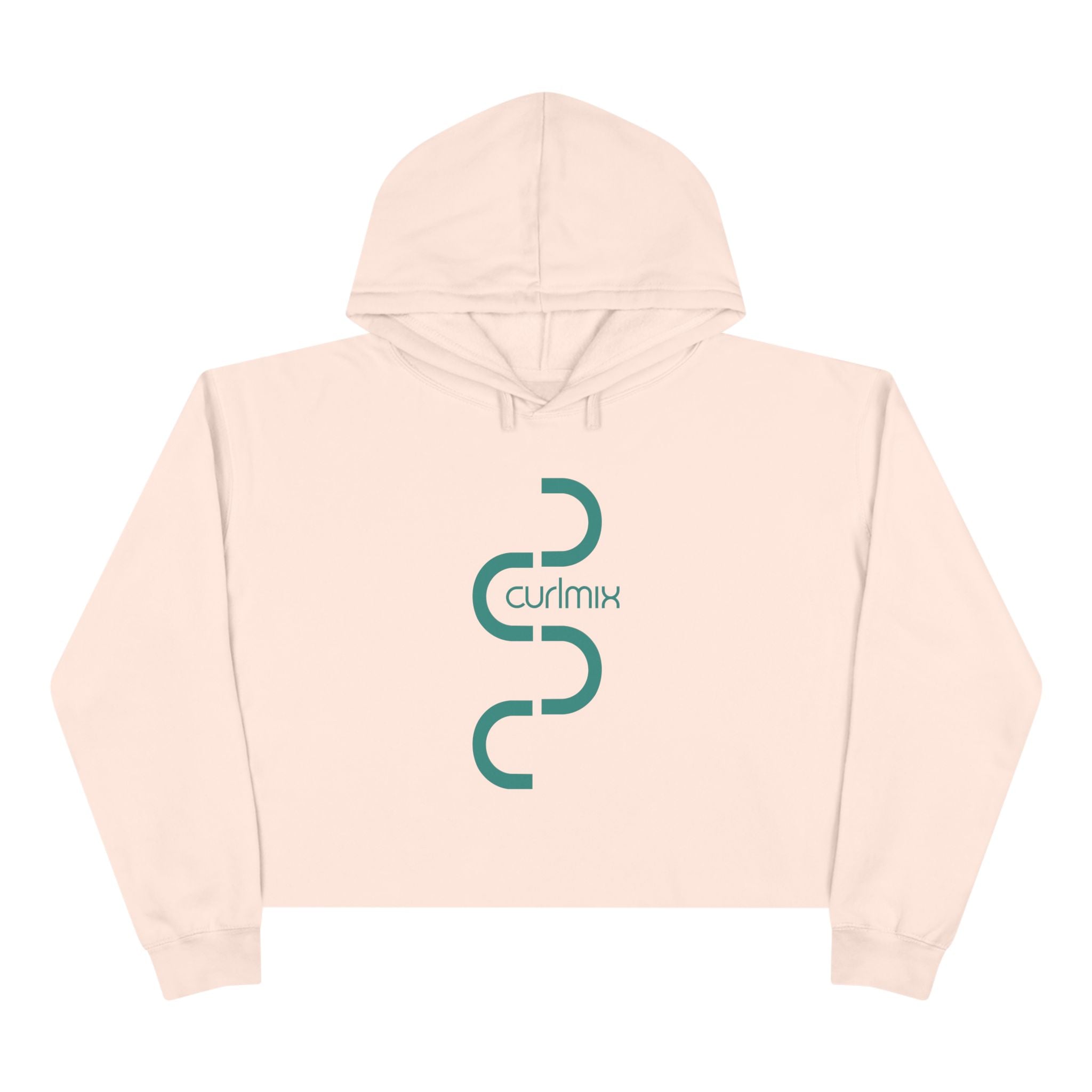 CurlMix Logo Crop Hoodie