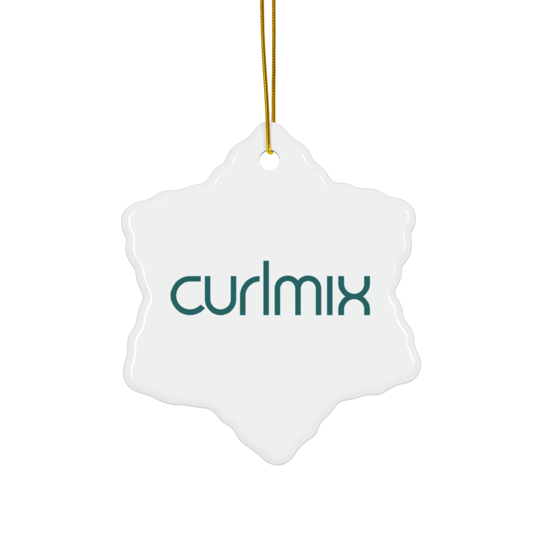 CurlMix Ceramic Ornament, 4 Shapes