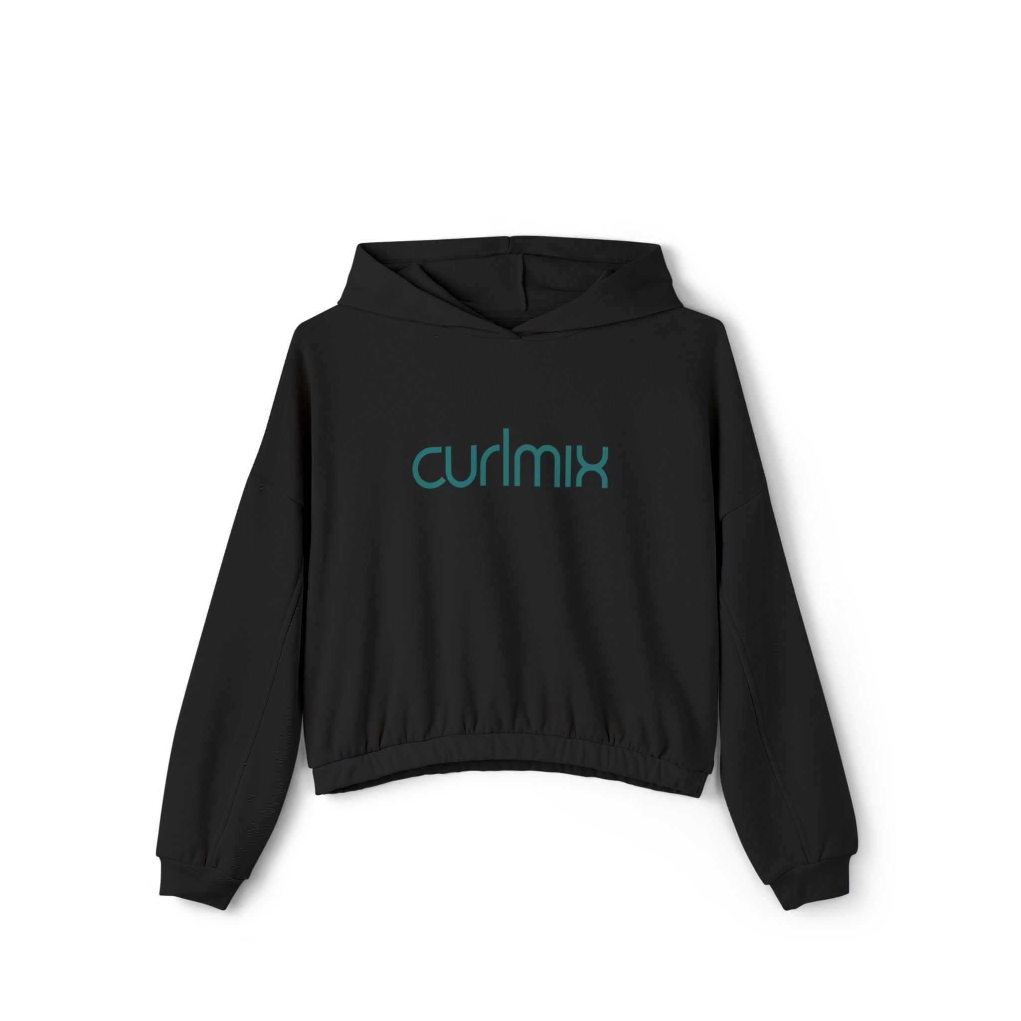 CurlMix Logo Cinched Bottom Hoodie