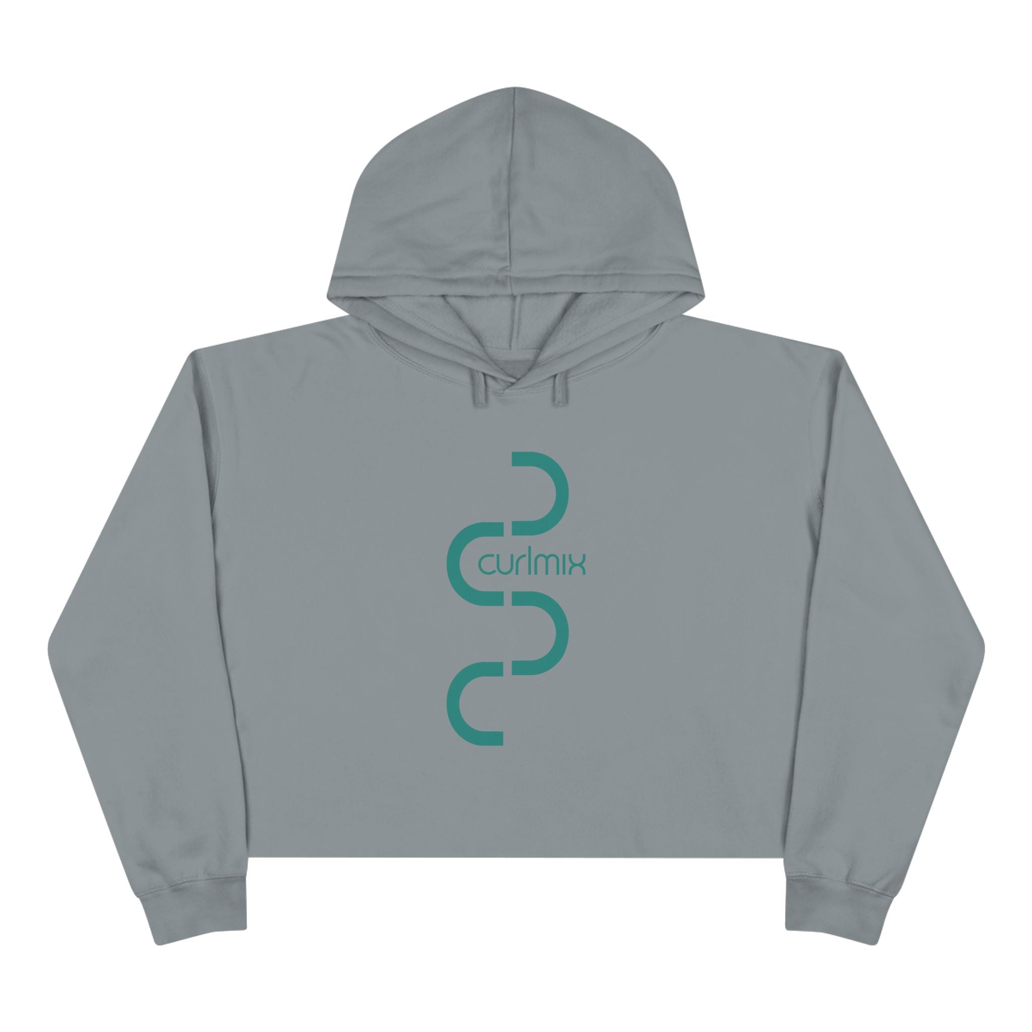 CurlMix Logo Crop Hoodie