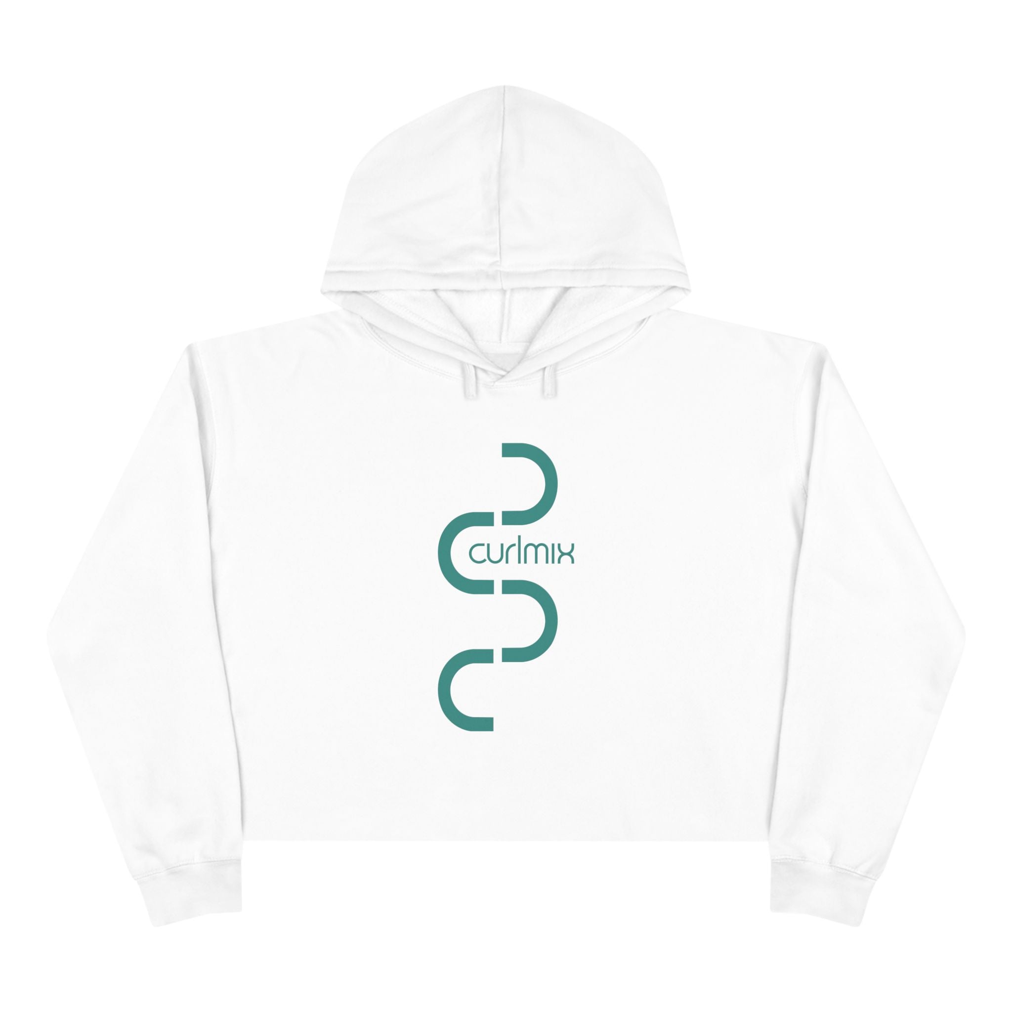 CurlMix Logo Crop Hoodie