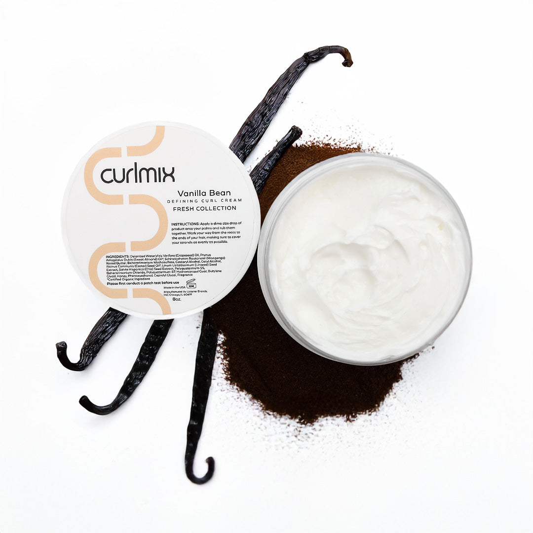 Curl Cream – Vanilla Bean & Shea Butter for Hydration, Shine, and Defined Curls | Vanilla Bean