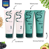 CurlMix Wash & Go Kit – Ultra Hold Formula with Quinoa for Stronger, Hydrated Curls | Strengthening (4 items)