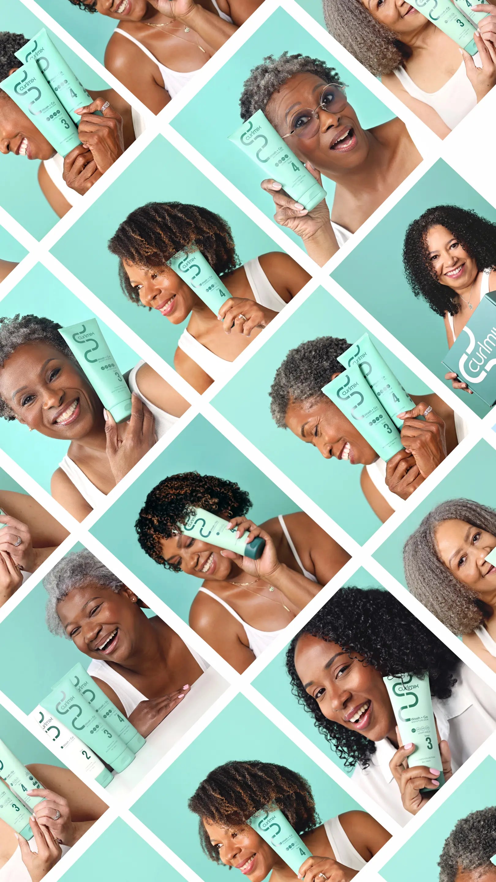 CurlMix Customers Header - Master Your Curls in 21 Days
