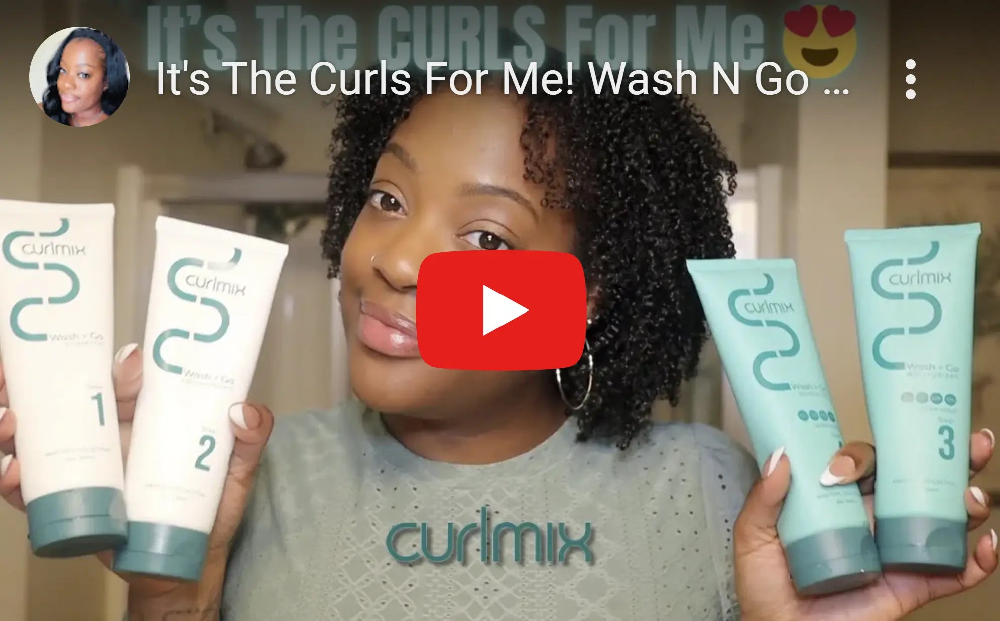CurlMix Ultra Hold Wash and Go Video Review