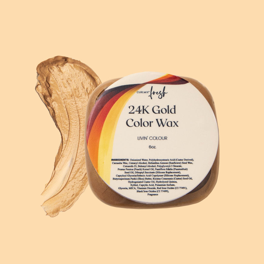 24 Karat Gold Color Wax CurlMix Fresh
