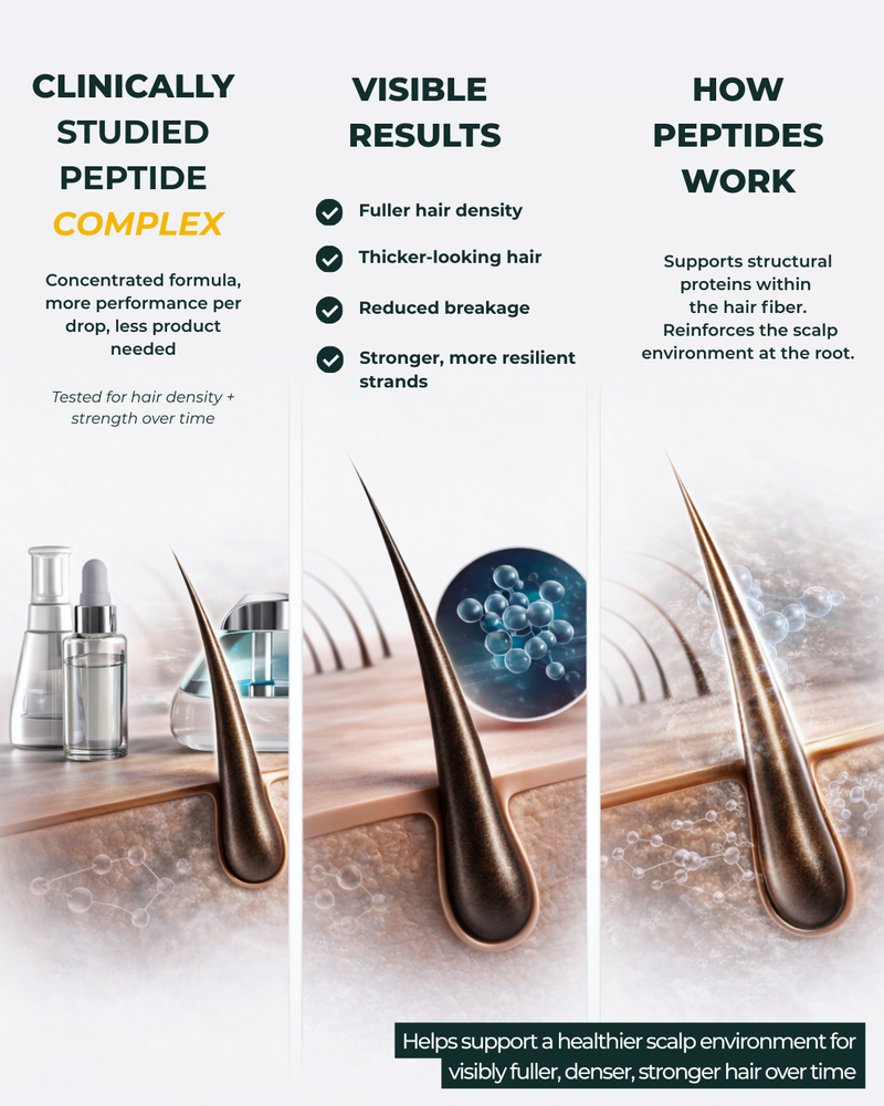 Deep Density Peptide Tonic for Visibly Thicker, Denser, & Fuller Hair