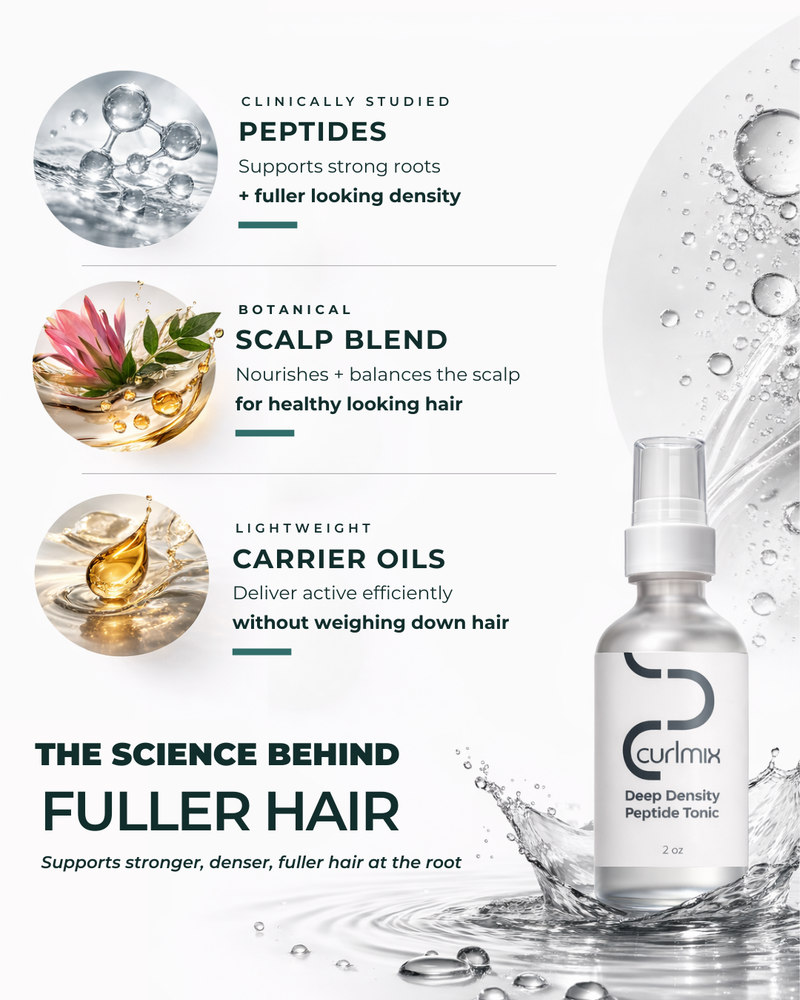 Deep Density Peptide Tonic for Visibly Thicker, Denser, & Fuller Hair