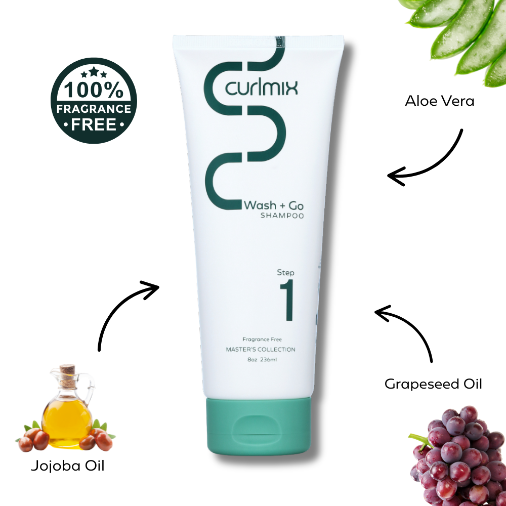Wash and Go Shampoo with Gentle Botanicals for Clean, Hydrated