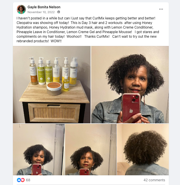 Shampoo Honey Hydration CurlMix