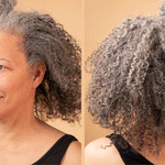 Curlmix fresh livin colour color wax kit before and after gray hair