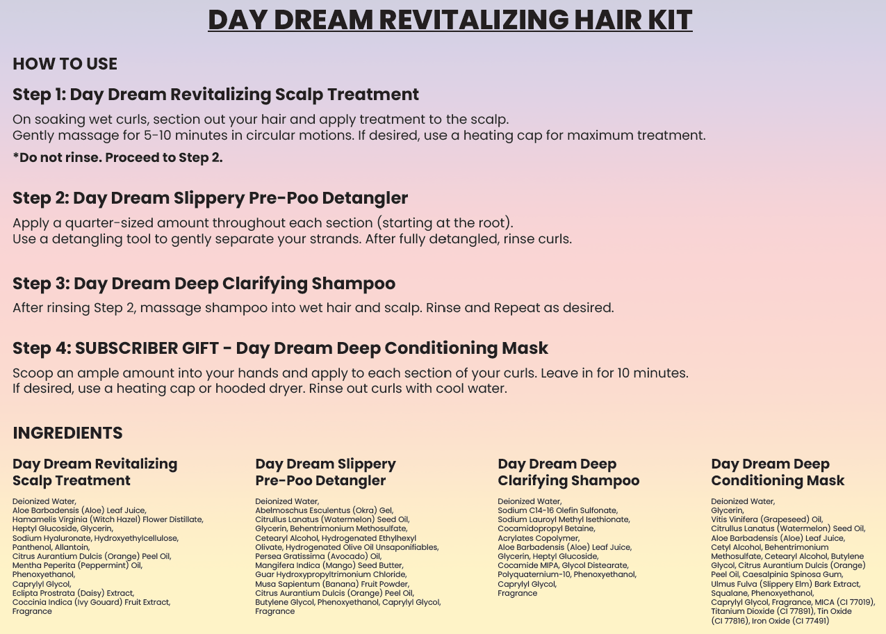 Day Dream Directions - CurlMix Fresh