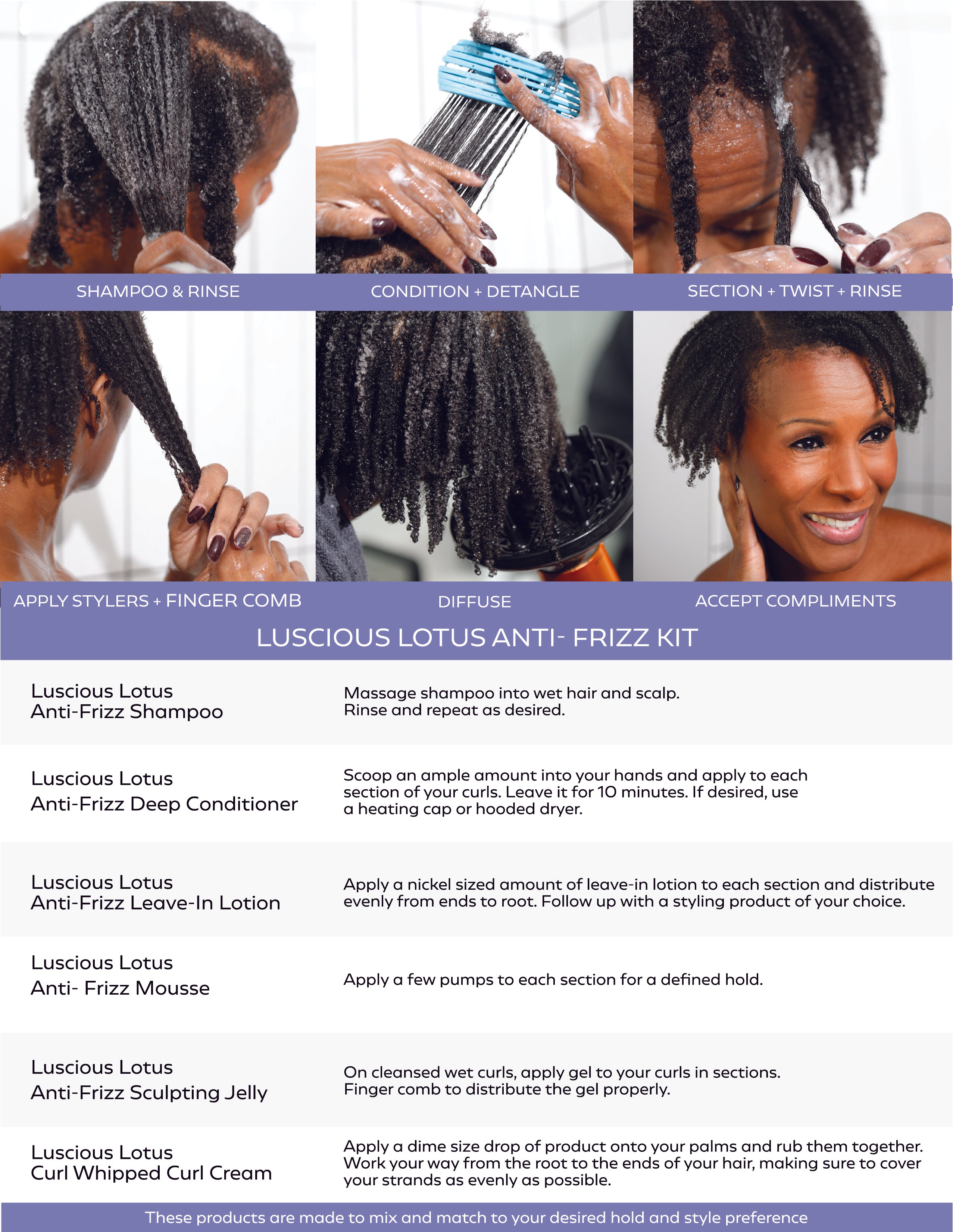 Luscious Lotus Directions - CurlMix Fresh