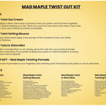 Mad Maple Directions - CurlMix Fresh