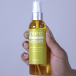 Pure Regrowth Serum with Organic Argan Oil for Softening & Lemon Creme Fragrance - CurlMix