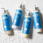 Vanilla Berry Wash + Go System with Organic Castor Oil for Strengthening Hair (Step 1 - 4) - CurlMix